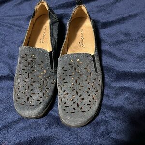 Earth Origins Gray Slip-On Shoes